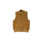 Pehr-Corduroy Quilted Vest-Ochre-1