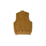 Pehr-Corduroy Quilted Vest-Ochre-2