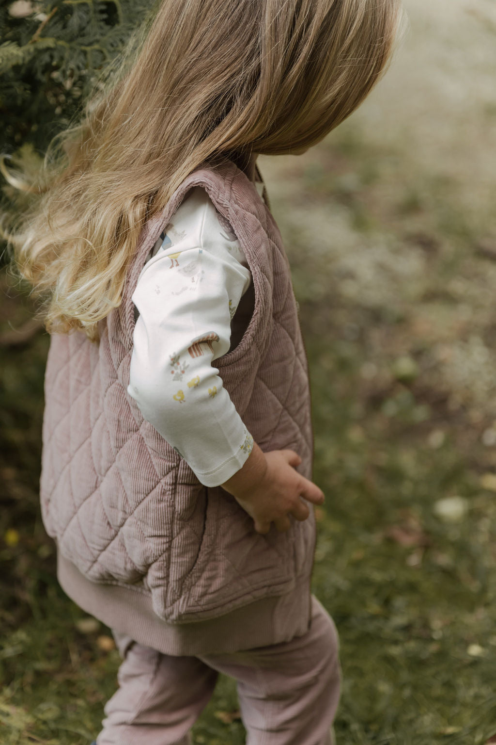 Corduroy Quilted Vest Vest Pehr Canada   