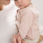 Pehr-Pointelle Knit Sweater-Soft Peony-Baby-4