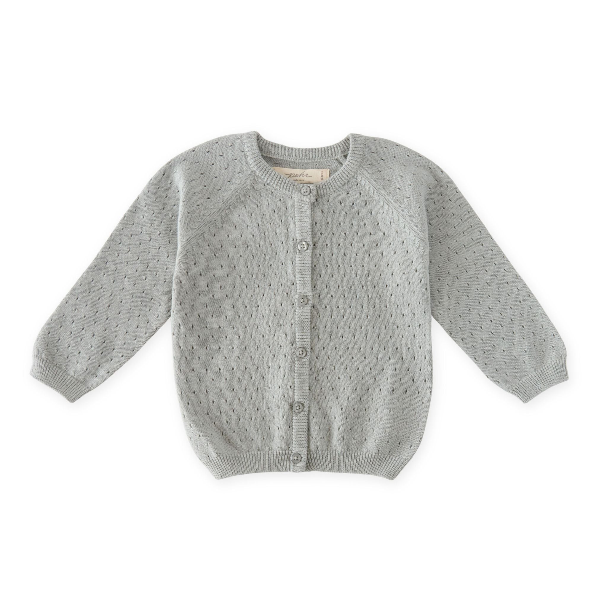 Pehr-Dotty Knit Sweater-Soft Sea-Baby-1