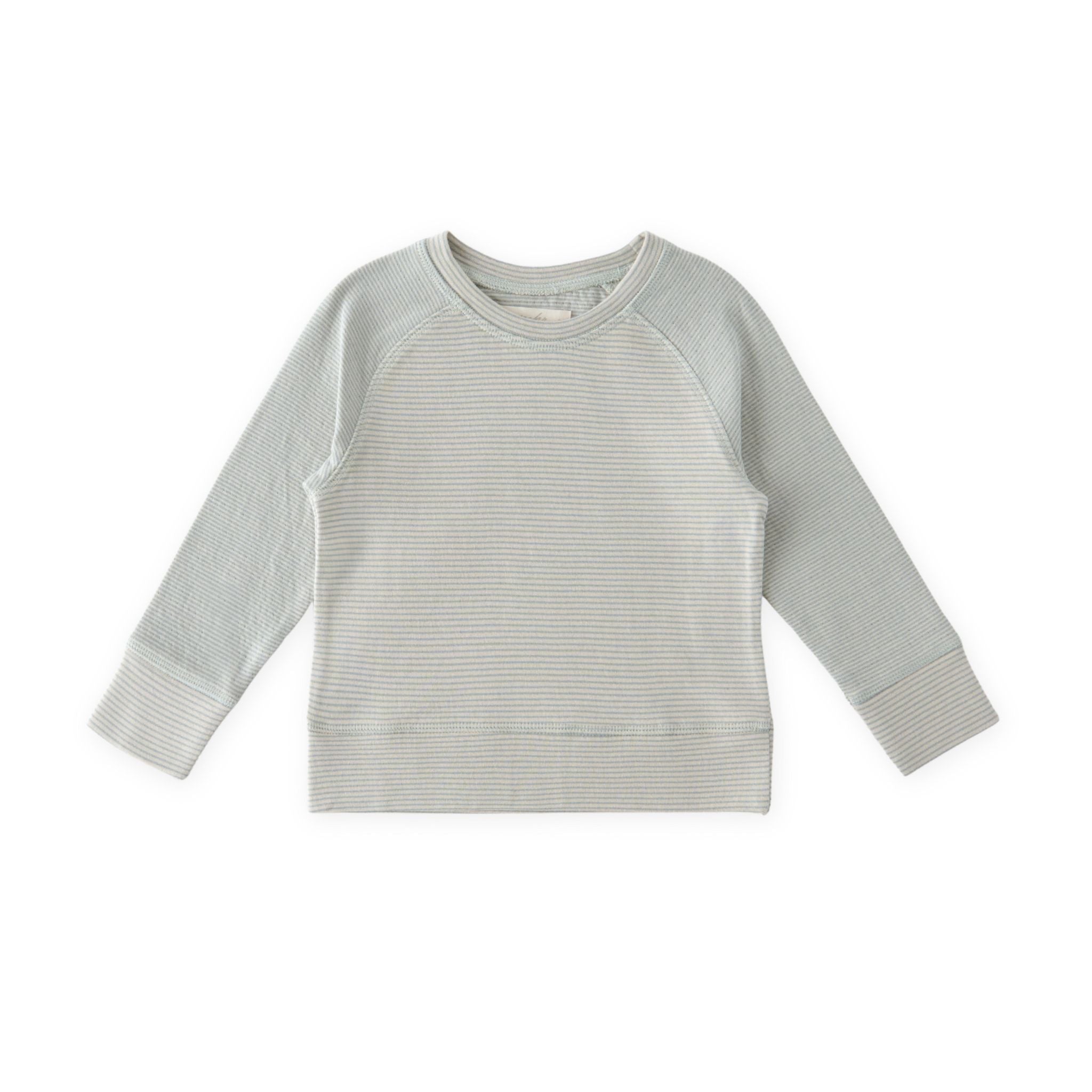 Pehr- Sailor Stripe Raglan Top - Sea - 1