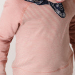 Pehr - sailor Stripe Raglan Top - Tea Rose -3