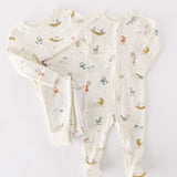 Pehr-Ribbed Toddler Pajama-Zodiac-5