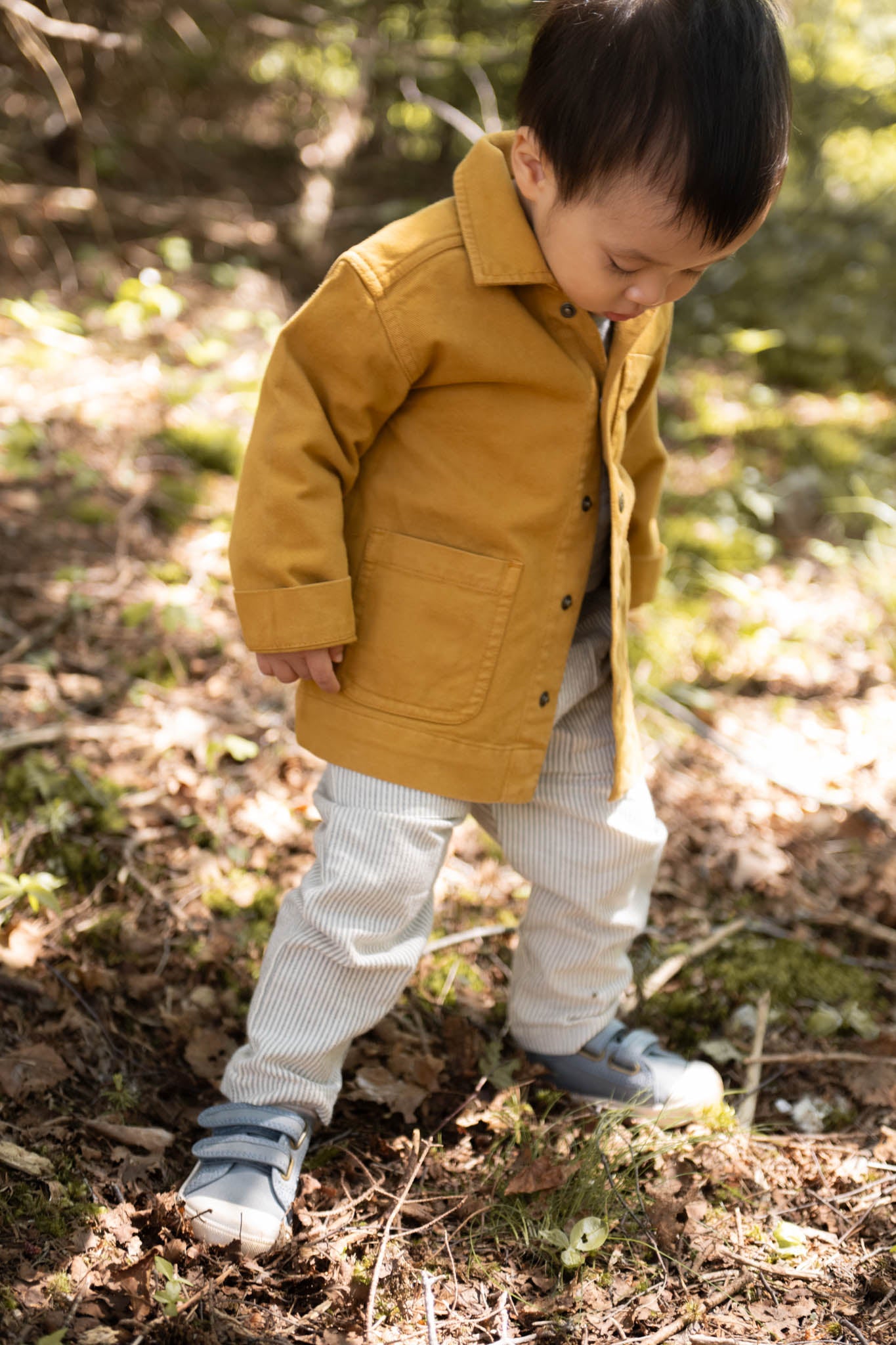 Pehr-Vintage Twill Chore Jacket-Caramel-4