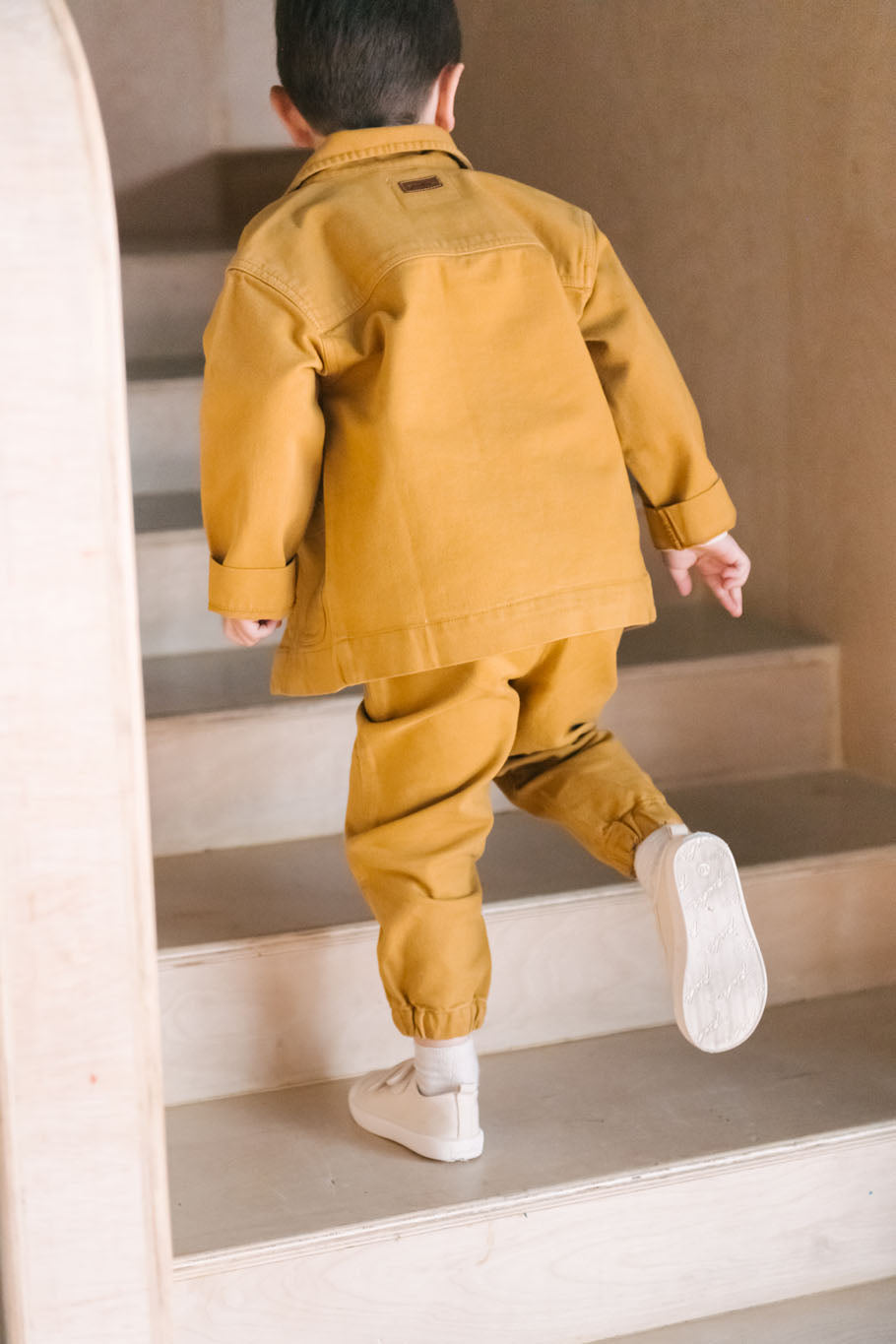 Pehr-Vintage Twill Chore Jacket-Caramel-6