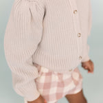 Pehr-Cotton Knit Toddler Cardigan-Stone-2