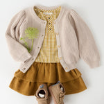 Pehr-Cotton Knit Toddler Cardigan-Stone-4