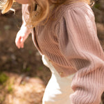 Pehr-Cotton Knit Toddler Cardigan-Iris-2