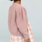 Pehr-Cotton Knit Toddler Cardigan-Iris-4