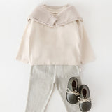 Pehr-Cotton Knit Toddler Sweater-Stone-7