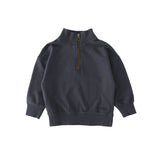 Pehr-French Terry 1/4 Zip-Ink Blue-1