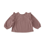 Pehr-Flannel Ruffle Top-Thistle/Light Thistle-1