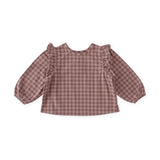 Pehr-Flannel Ruffle Top-Thistle/Light Thistle-1