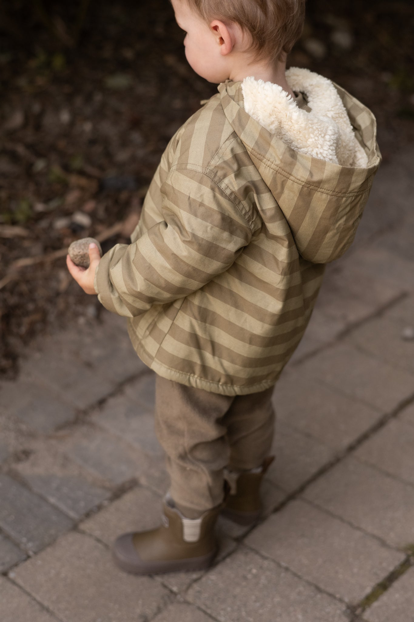 Pehr-Sherpa Lined Storm Jacket-Moss Stripe-7