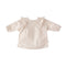 Ruffle Smock Bib Pehr Canada Stripes Away Rose Pink 6 - 12 mos. 