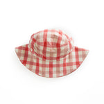 Pehr-Bucket Hat-Checkmate Tomato - Peony-3