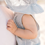 Pehr-Seersucker Bucket Hat-Marine Blue-Baby-4