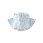 Pehr-Seersucker Bucket Hat-Marine Blue-Toddler-1