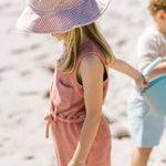 Pehr-Seersucker Bucket Hat-Anchor Red-Toddler-2