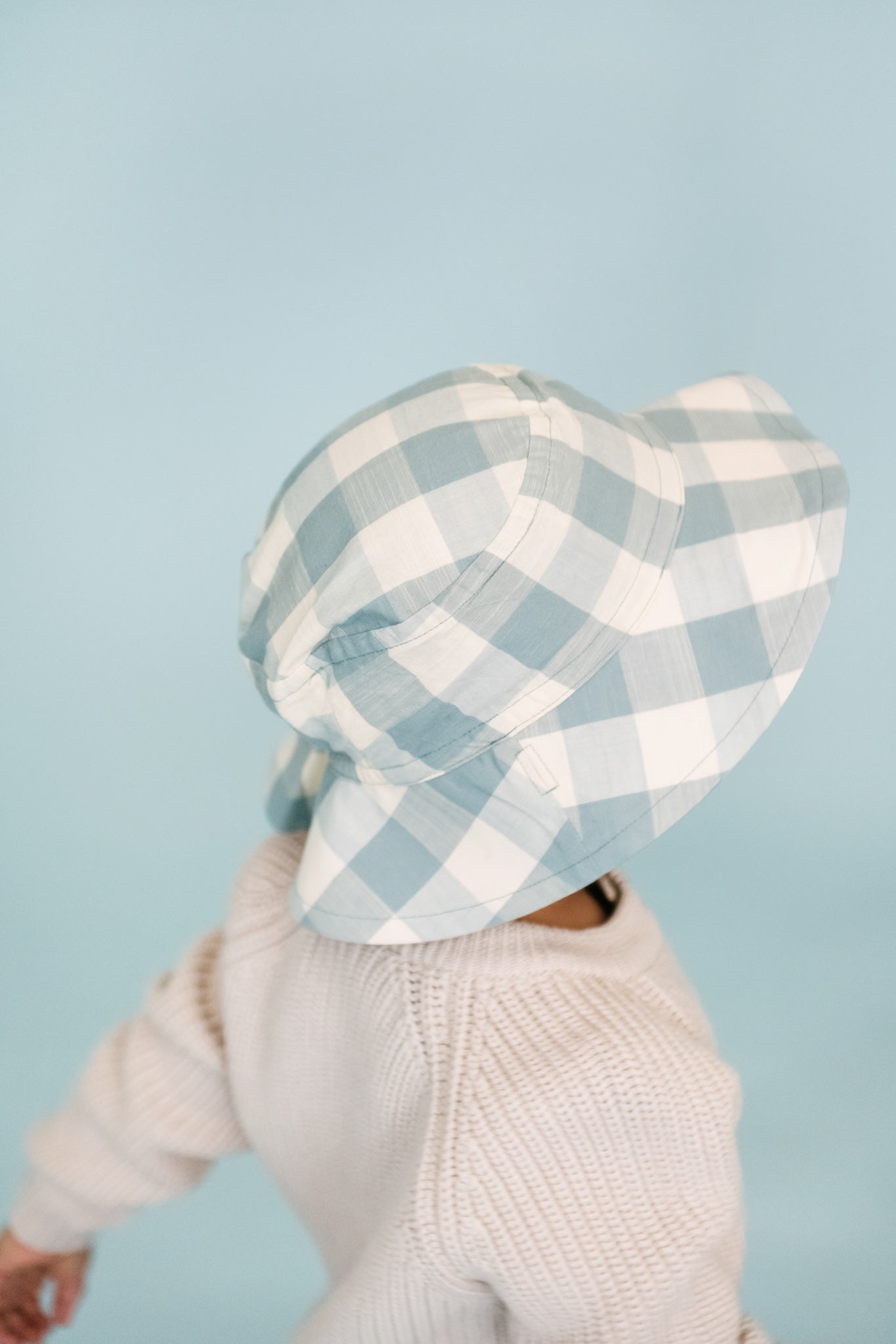 Pehr-Checkmate Bucket Hat - Checkmate Pond-Baby-4