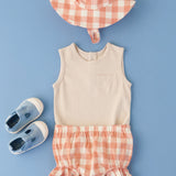 Checkmate Bucket Hat-Melon