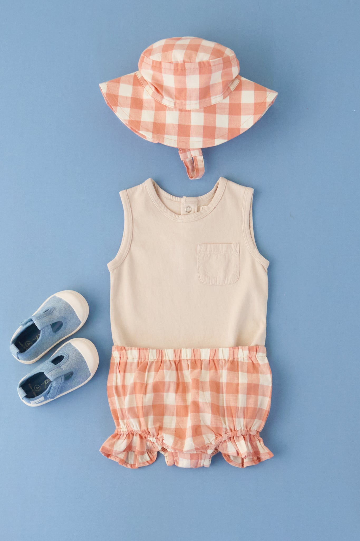 Checkmate Bucket Hat-Melon