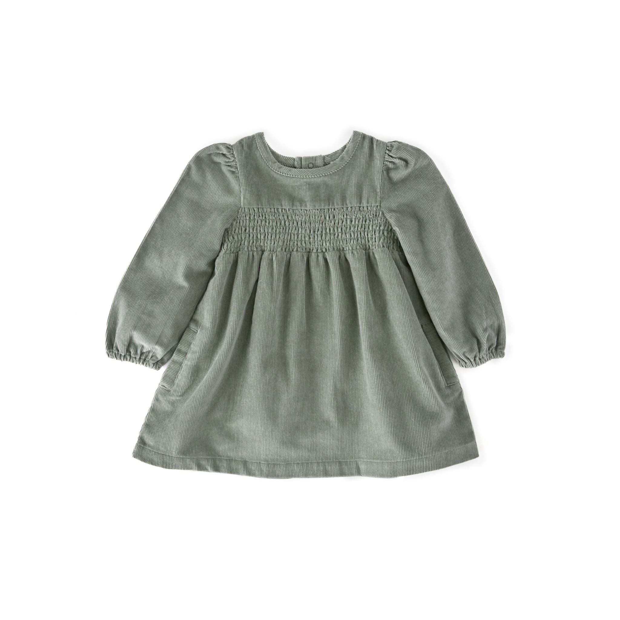Pehr-Corduroy Dress-Sage-1