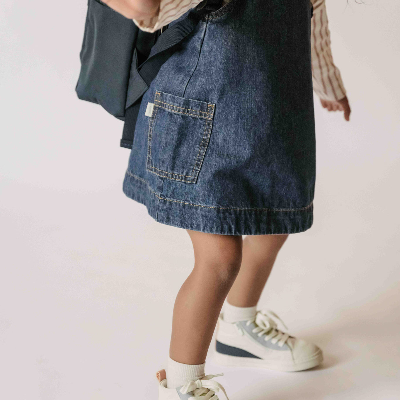 Pehr-Denim Shift Dress-Vintage Wash-2