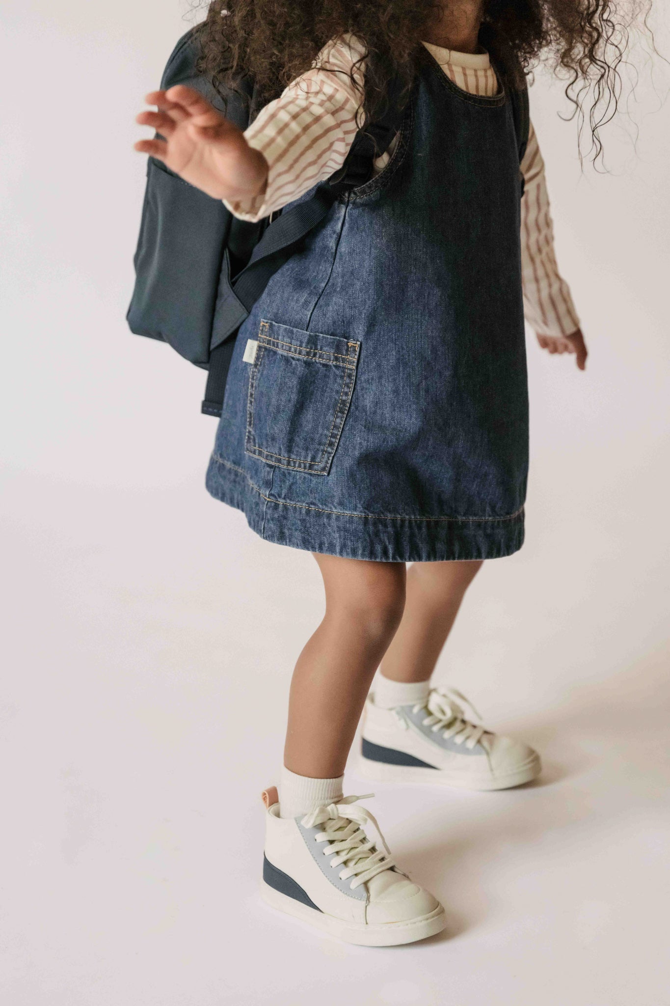 Pehr-Denim Shift Dress-Vintage Wash-2