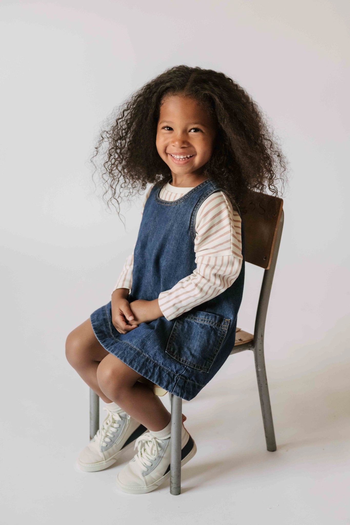 Pehr-Denim Shift Dress-Vintage Wash-3