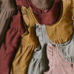 Corduroy Kids Pinafore Dress Dress Pehr Canada   