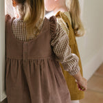 Corduroy Kids Pinafore Dress Dress Pehr Canada   