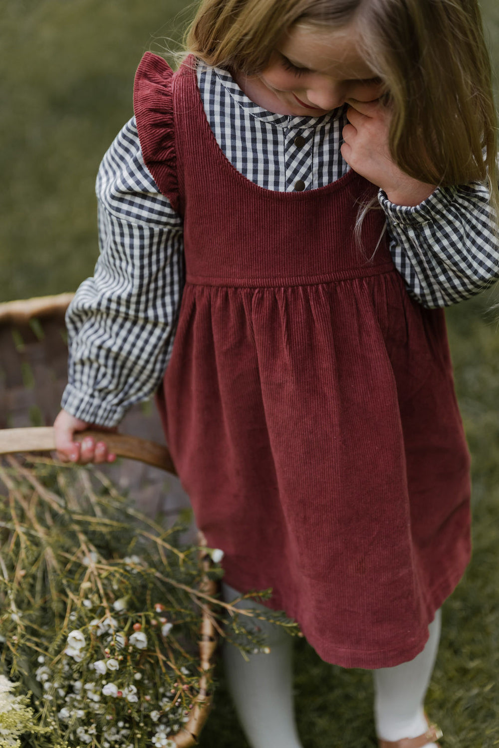 Corduroy Pinafore Dress Dress Pehr Canada   