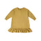 Kids French Terry Ruffle Hem Dress Dress Pehr Canada Dijon 6 T