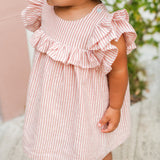 Pehr- Seersucker Dress-Anchor Red-Baby-2