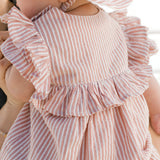 Pehr- Seersucker Dress-Anchor Red-Baby-4