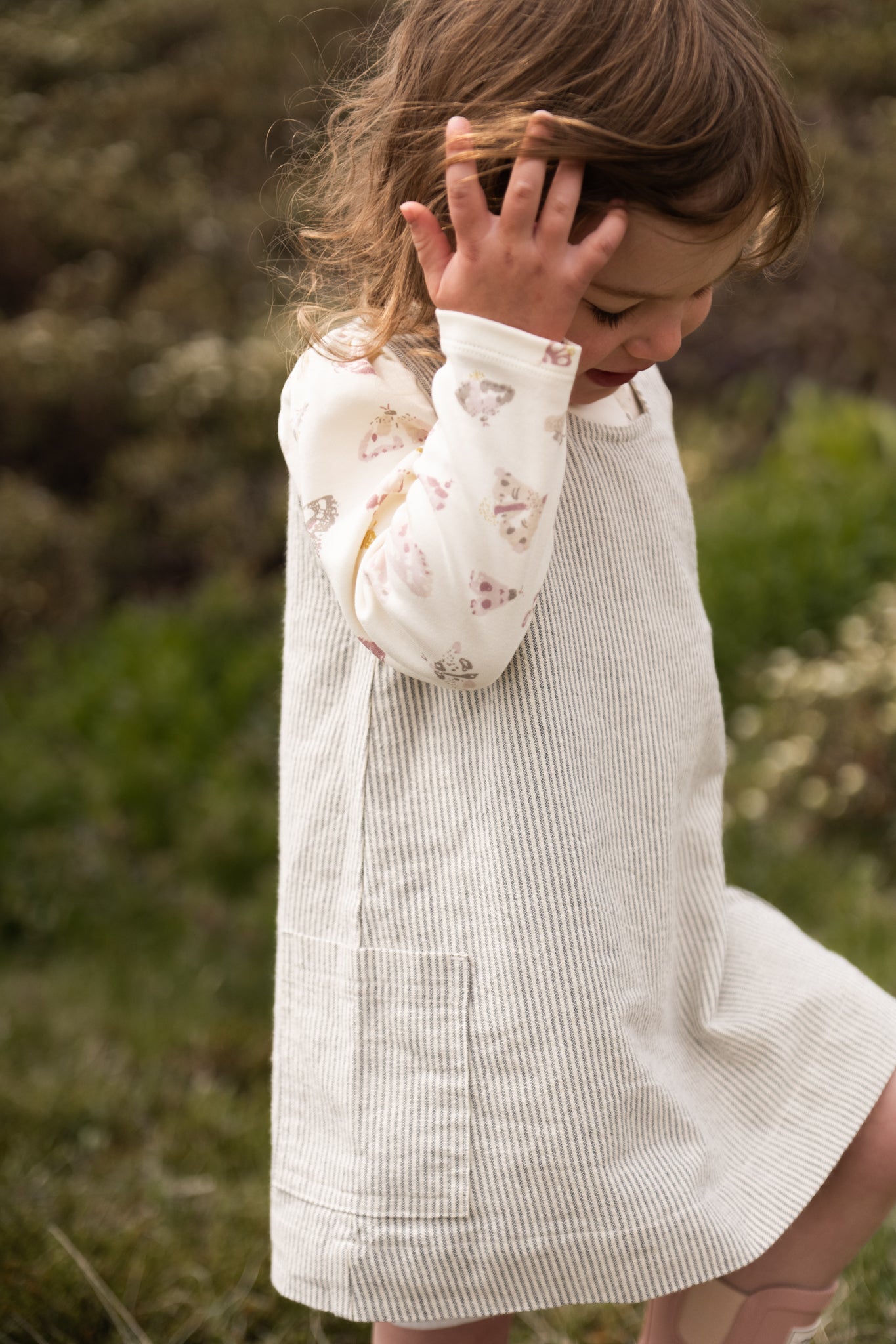 Pehr-Railroad Shift Dress-Railroad Stripe-2