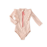 Pehr-Swim Long Sleeve Ruffle One Piece-Seersucker Peony-Toddler-1