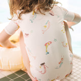 Pehr-Swim Short Sleeve Ruffle One-Piece-Mermaid Melody-Toddler-4