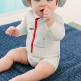 Swim Long Sleeve One-Piece - Set Sail