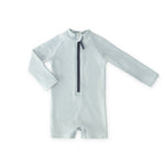 Swim Long Sleeve One-Piece - Seersucker Lake