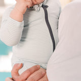 Swim Long Sleeve One-Piece - Seersucker Lake