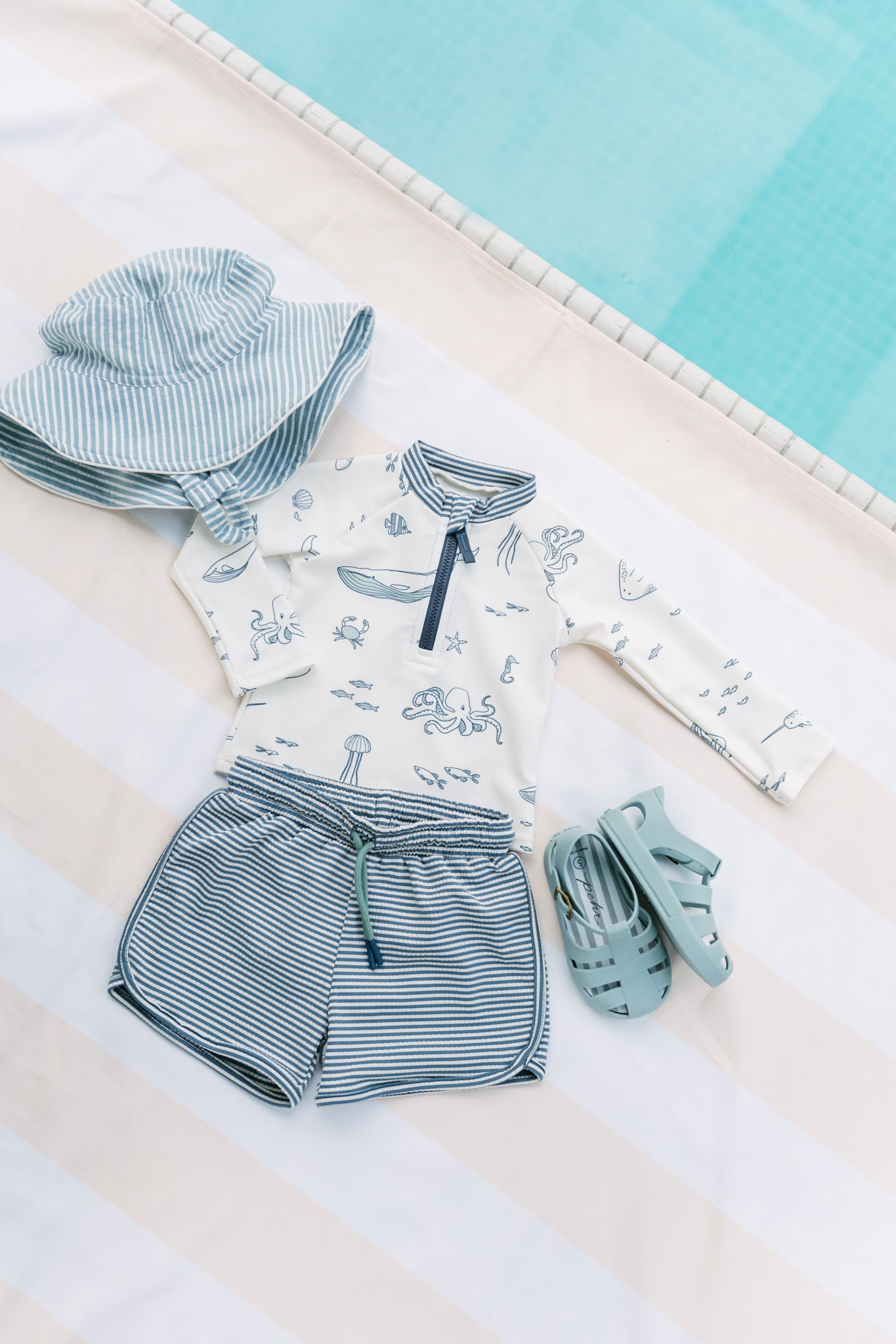 Swim Rash Guard & Short - Life Aquatic