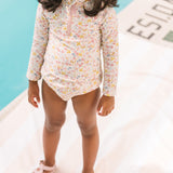 Toddler Swim Rash Guard & Bottom - Floret