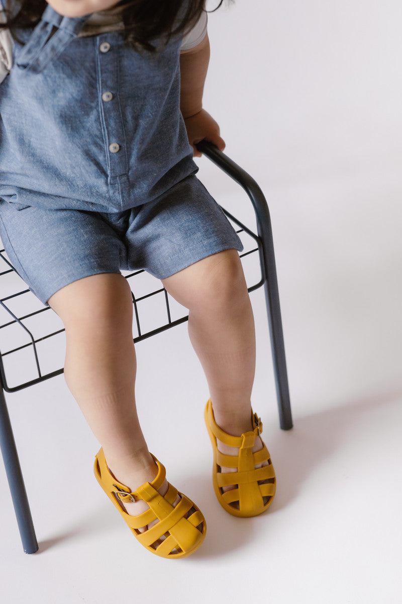 Pehr-Short Romper-Chambray-4