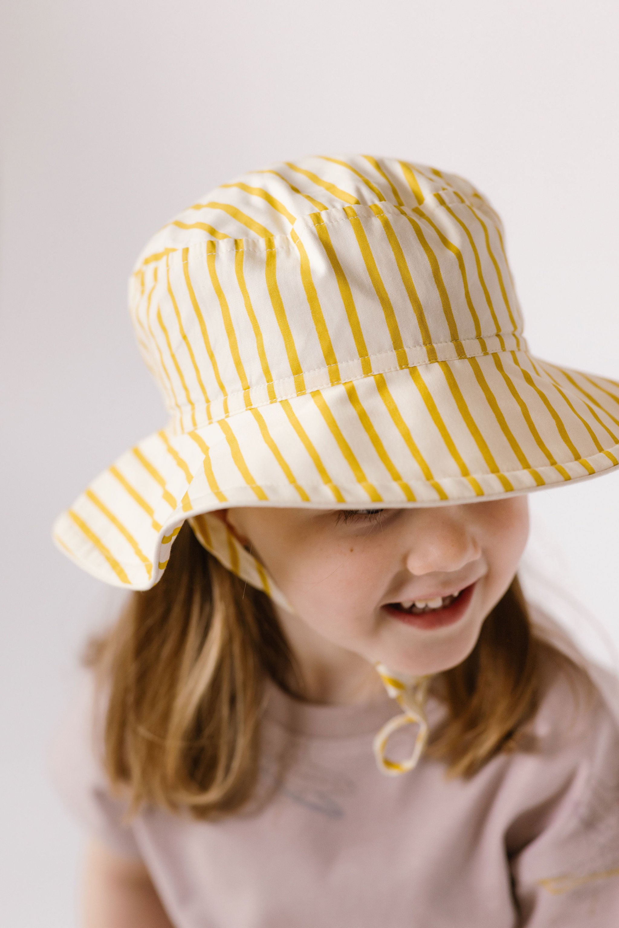 Pehr-Bucket Hat-Stripes Away Marigold-4