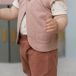 French Terry Ruffle Vest Top Pehr Canada   