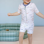 Pehr-Swim Short Sleeve One-Piece-Saltwater-4