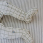 Pehr-Striped Crib Sheet-Stripes Away Pebble Grey-5